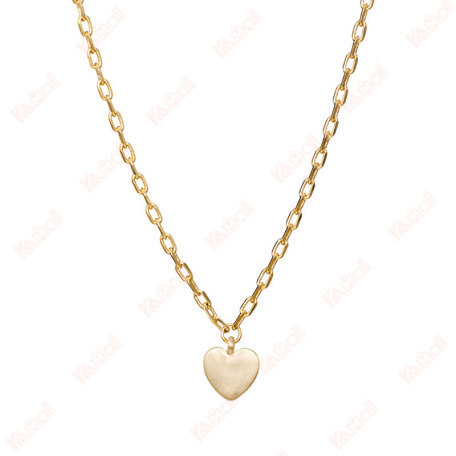 ins style heart necklace box chain
